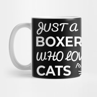 boxer cat Mug